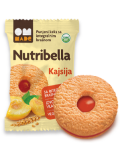 Nutribella filled biscuites with Appricot cream